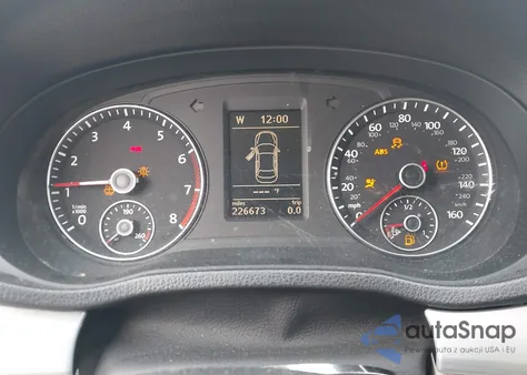 2012 Volkswagen Passat Se z USA, uszkodzony, nr VIN 1VWBP7A32CC036357